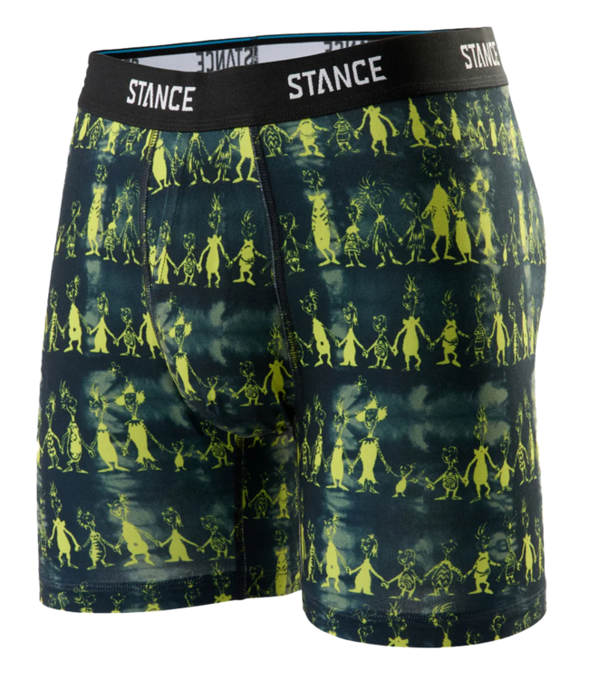 STANCE Down in Whoville Boxer Brief - Black