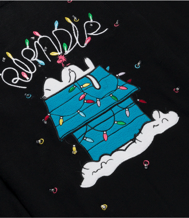 RIPNDIP Nerm Christmas Light Up Knit Sweater - Black