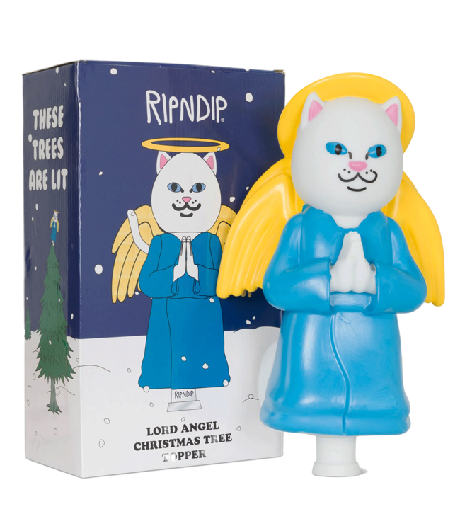 RIPNDIP Lord Angel Christmas Tree Topper - White