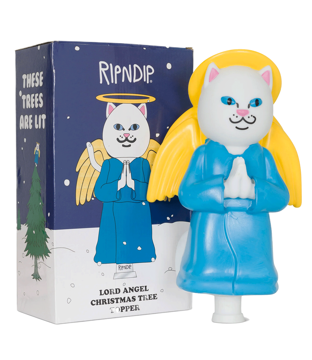 RIPNDIP Lord Angel Christmas Tree Topper - White