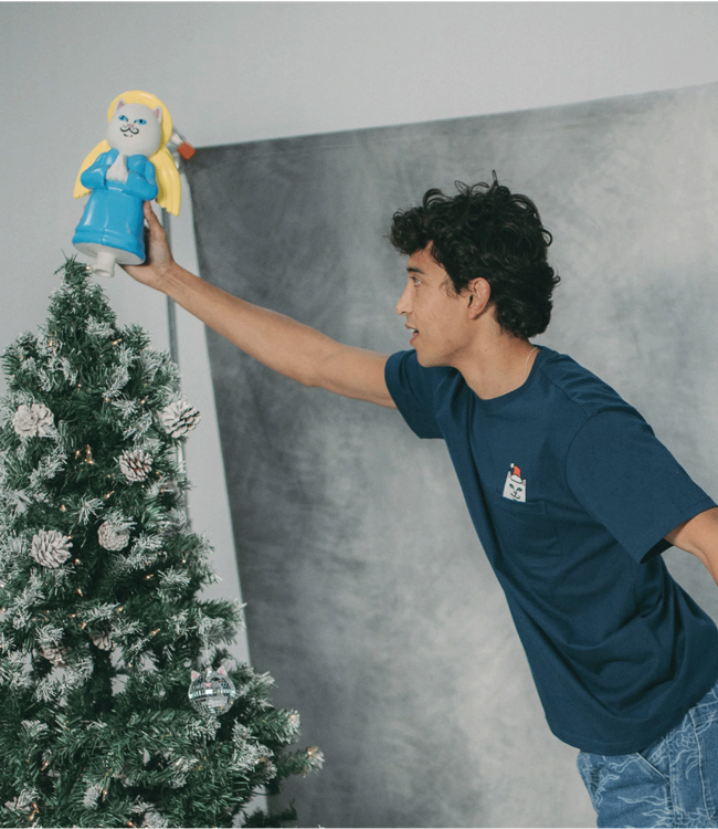 RIPNDIP Lord Angel Christmas Tree Topper - White