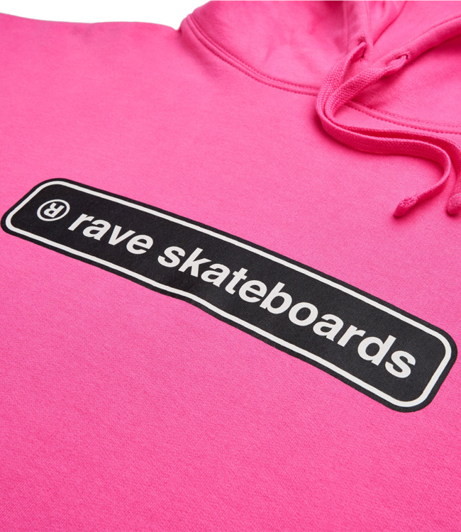 RAVE Core Logo Hoodie - Hot Pink
