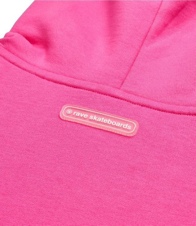RAVE Core Logo Hoodie - Hot Pink