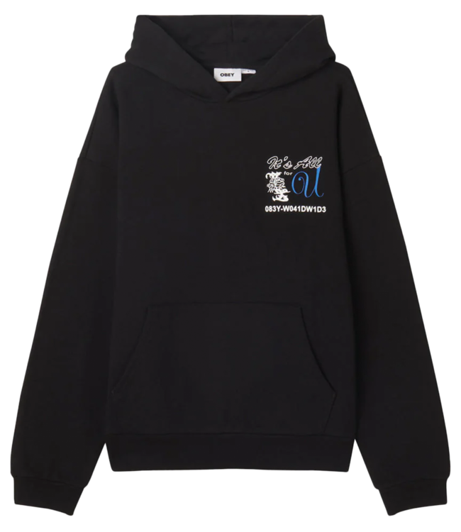 OBEY For You Extra Heavy Hoodie - Black