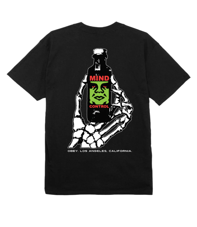 OBEY Mind Control T-Shirt - Black