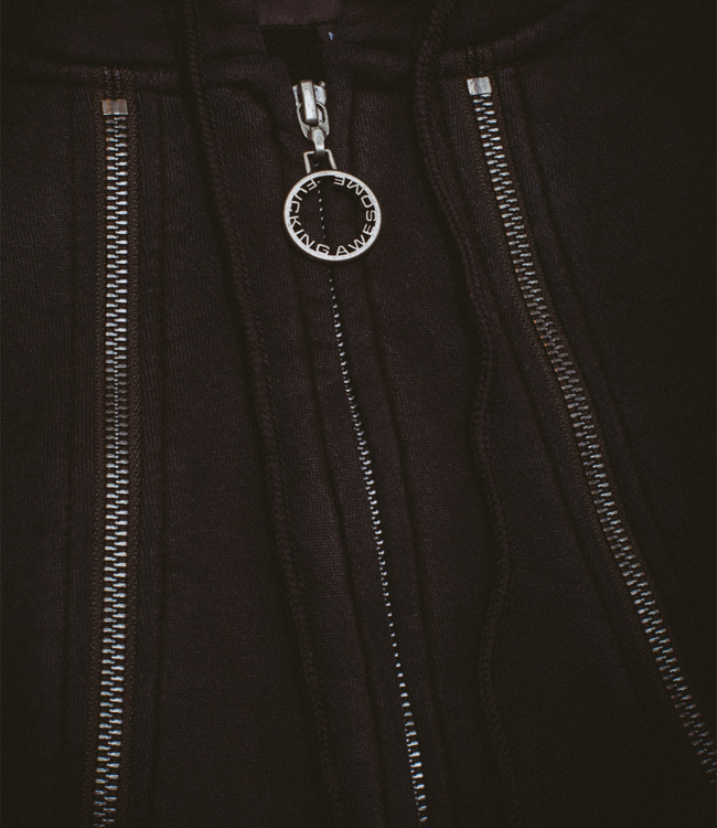 FUCKING AWESOME Zippers Hoodie - Washed Black