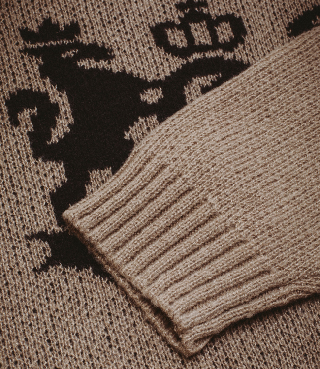FUCKING AWESOME Crest Sweater - Brown