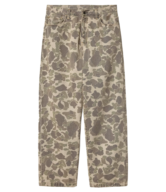 CARHARTT WIP Duck Landon Pant - Camo Duck, Black/Bleached