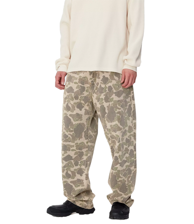CARHARTT WIP Duck Landon Pant - Camo Duck, Black/Bleached