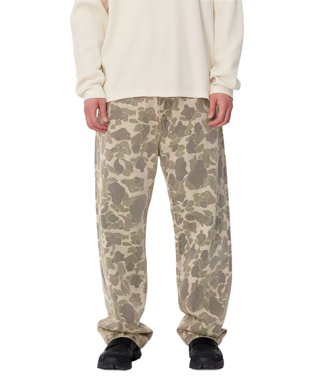 CARHARTT WIP Duck Landon Pant - Camo Duck, Black/Bleached