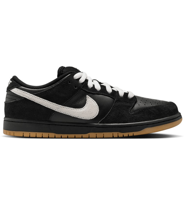 NIKE SB Dunk Low Pro - Black/White-Black-Gum Light Brown