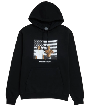 PRIMITIVE Stripes Hood - Black PRIMITIVE Stripes Hood - Black