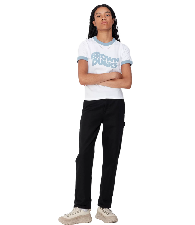 CARHARTT WIP W' Pierce Pant - Black/Rinsed