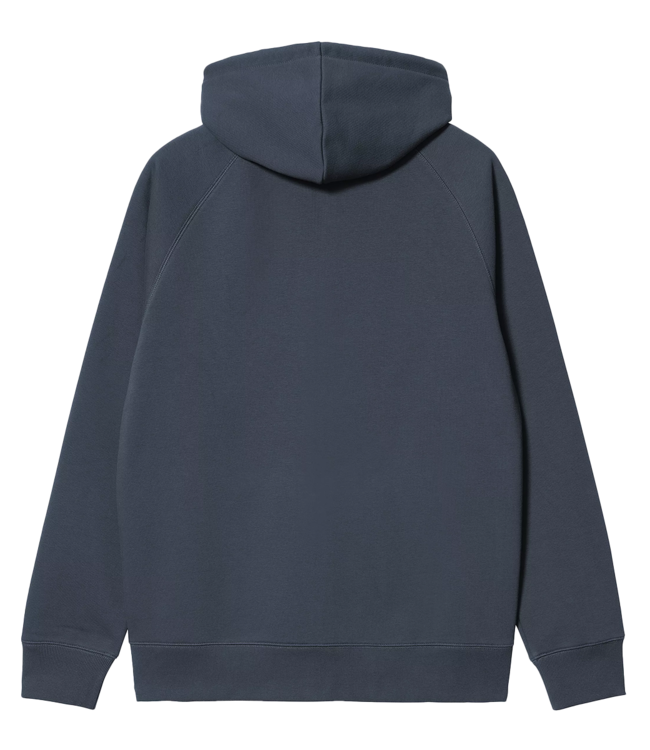 CARHARTT WIP Hooded Chase Jacket - Dusky Blue/Gold