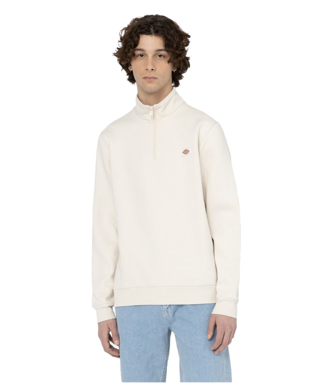 DICKIES Oakport Quarter Zip - Whitecap Gray