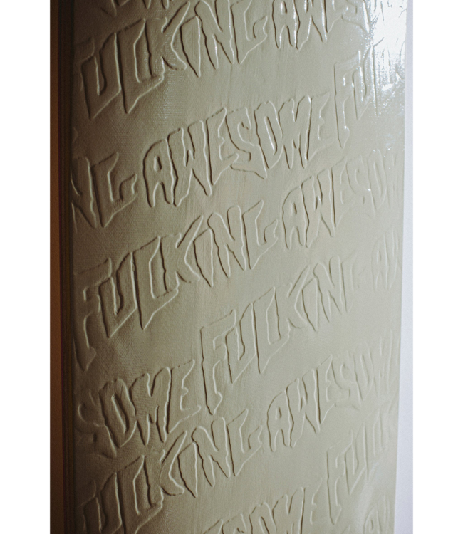 FUCKING AWESOME Khaki Stamp Embossed Deck