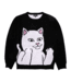 RIPNDIP Lord Nermal Flippy Knitty Sweater - Black