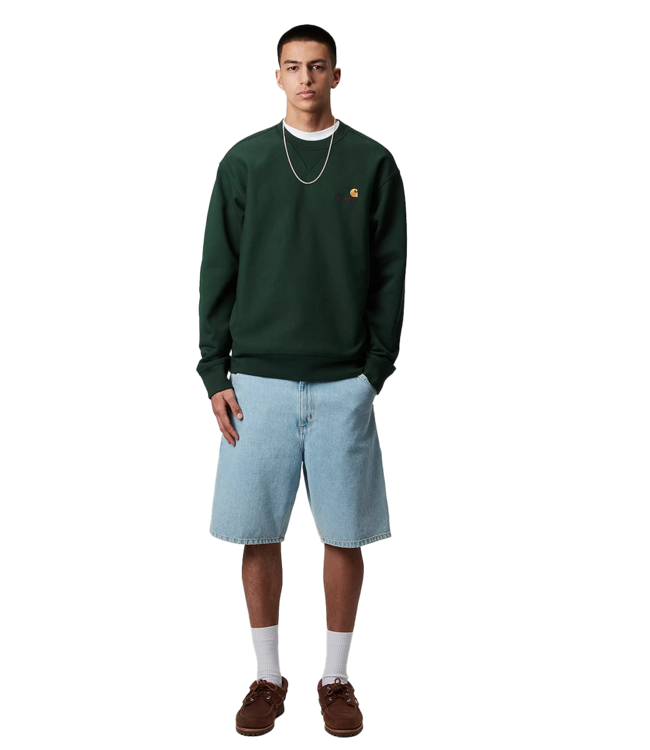 CARHARTT WIP American Script Sweat - Conifer