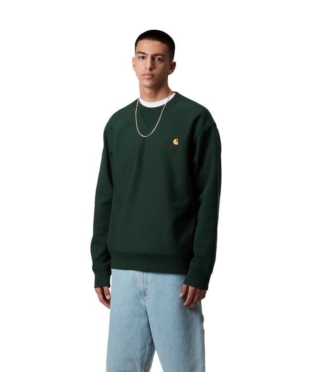 CARHARTT WIP American Script Sweat - Conifer