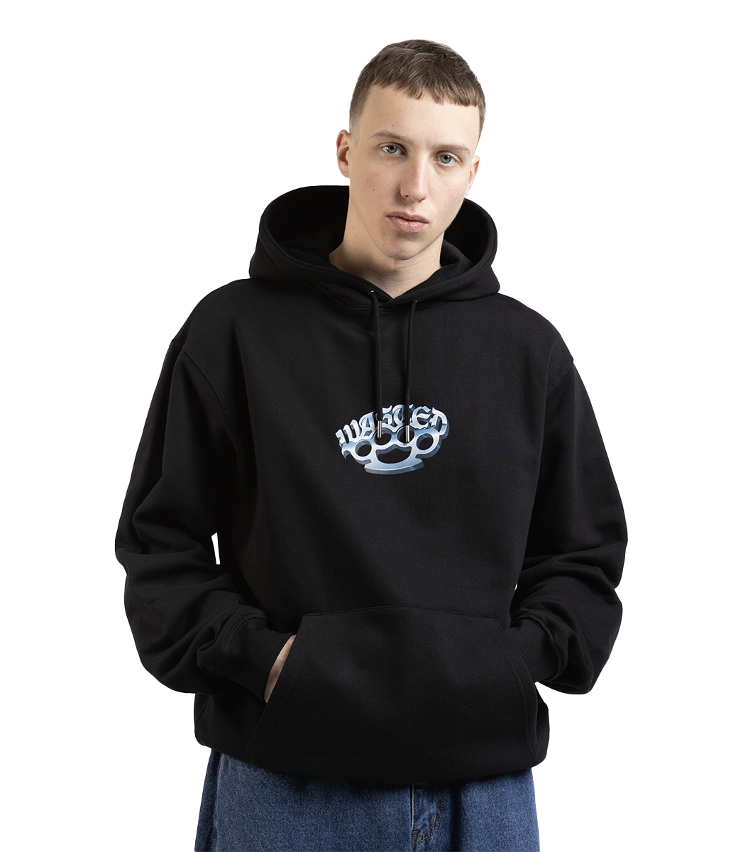 WASTED PARIS Knuckles Hoodie - Black