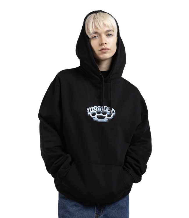 WASTED PARIS Knuckles Hoodie - Black