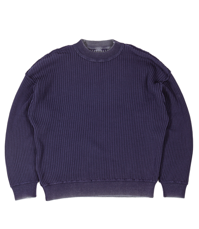 WASTED PARIS Legacy Rib Sweater - Light Blue