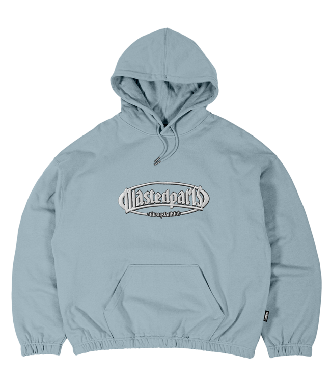 WASTED PARIS Yard Boxy Hoodie - Light Blue