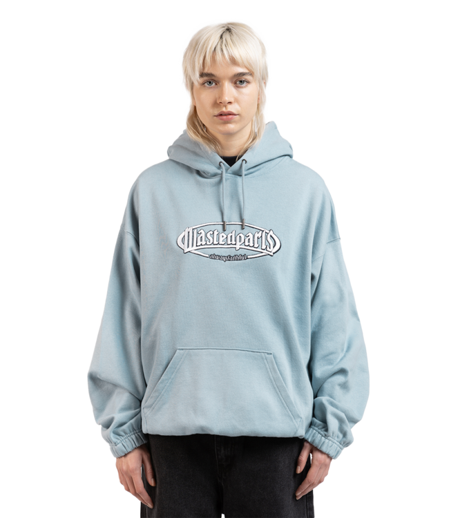 WASTED PARIS Yard Boxy Hoodie - Light Blue
