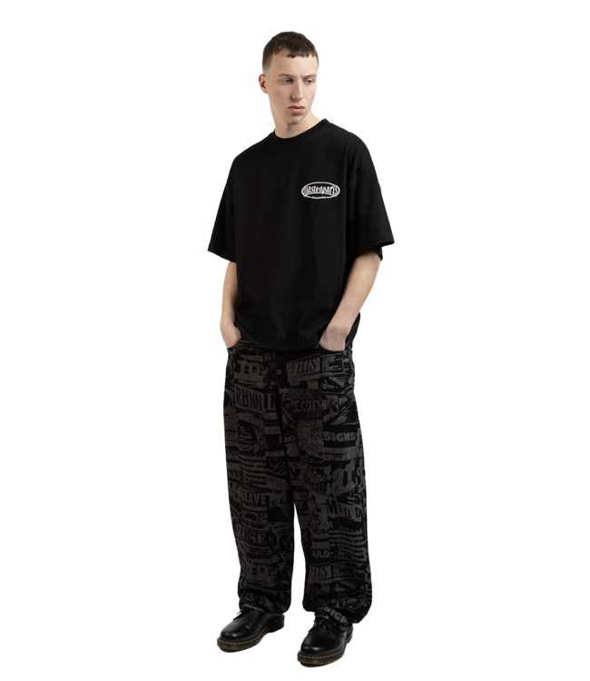 WASTED PARIS Yard Boxy T-Shirt - Black