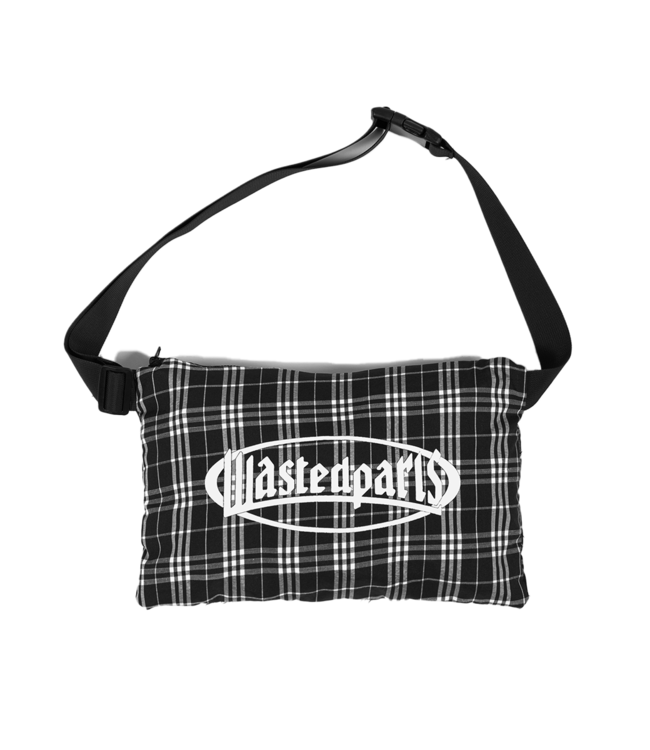 WASTED PARIS Yard Tartan Windbreaker - Black/White