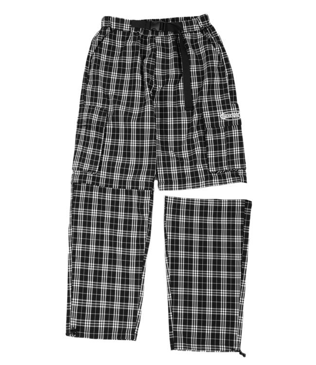 WASTED PARIS Yard Tartan Hunter Pant - Black/White