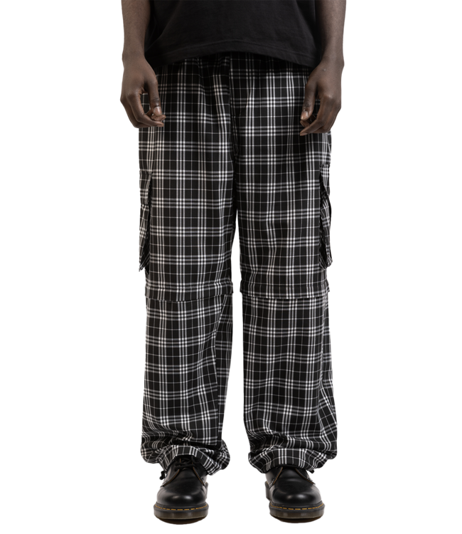 WASTED PARIS Yard Tartan Hunter Pant - Black/White