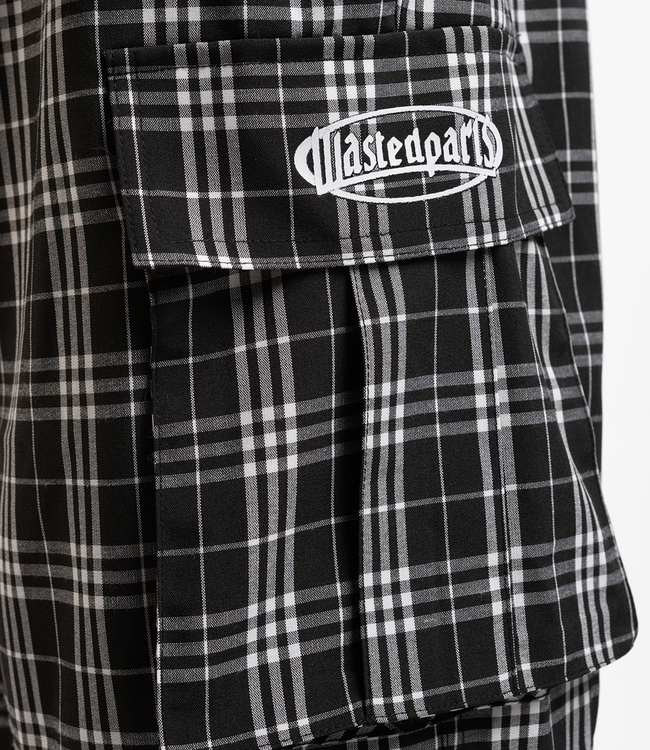 WASTED PARIS Yard Tartan Hunter Pant - Black/White