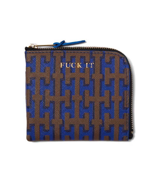 HUF Pillar Zip Wallet - Brown