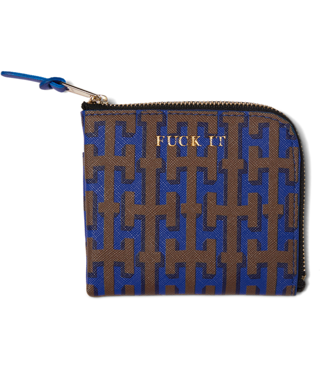 HUF Pillar Zip Wallet - Brown