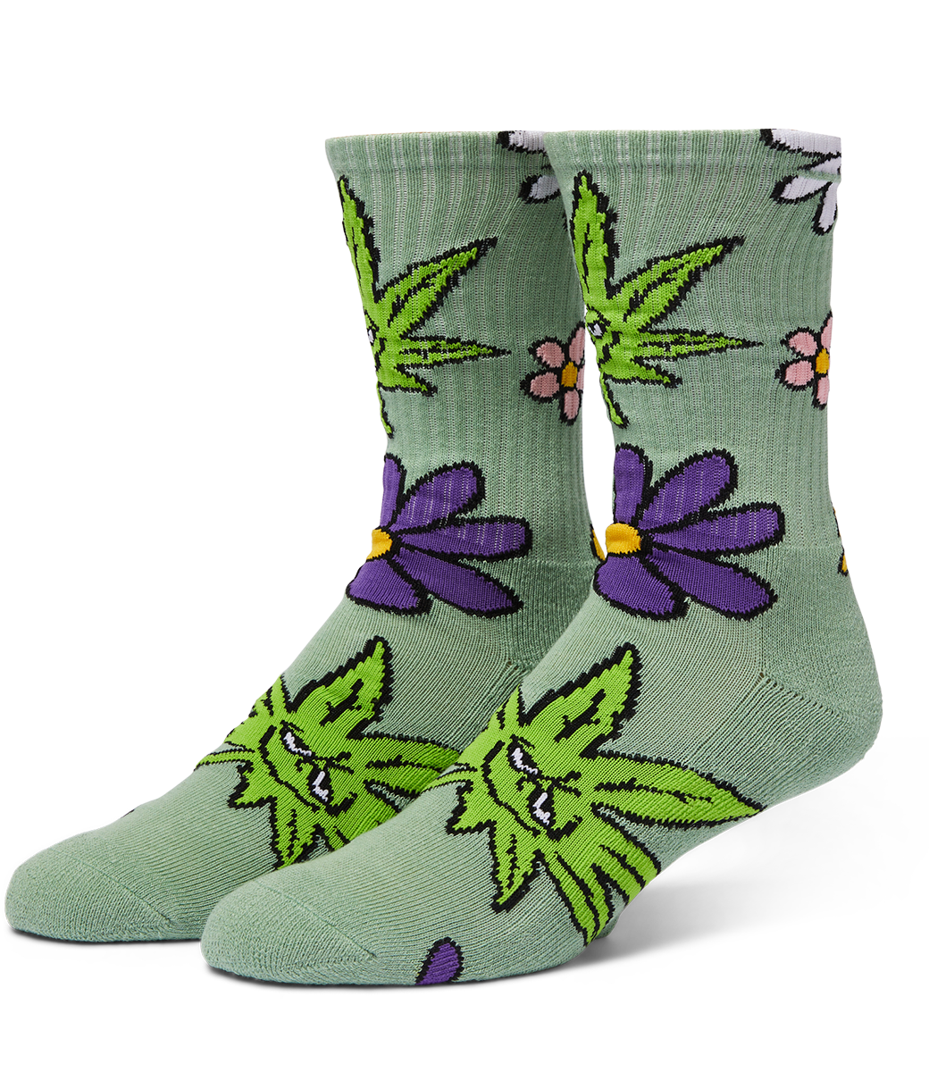 HUF Green Buddy Allergies Sock - Basil