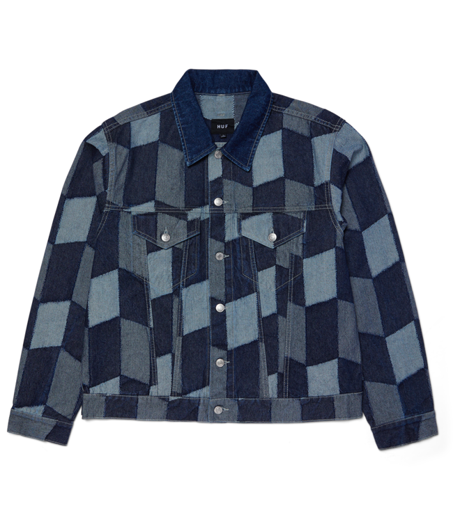 HUF Patchwork Denim Jacket - Denim