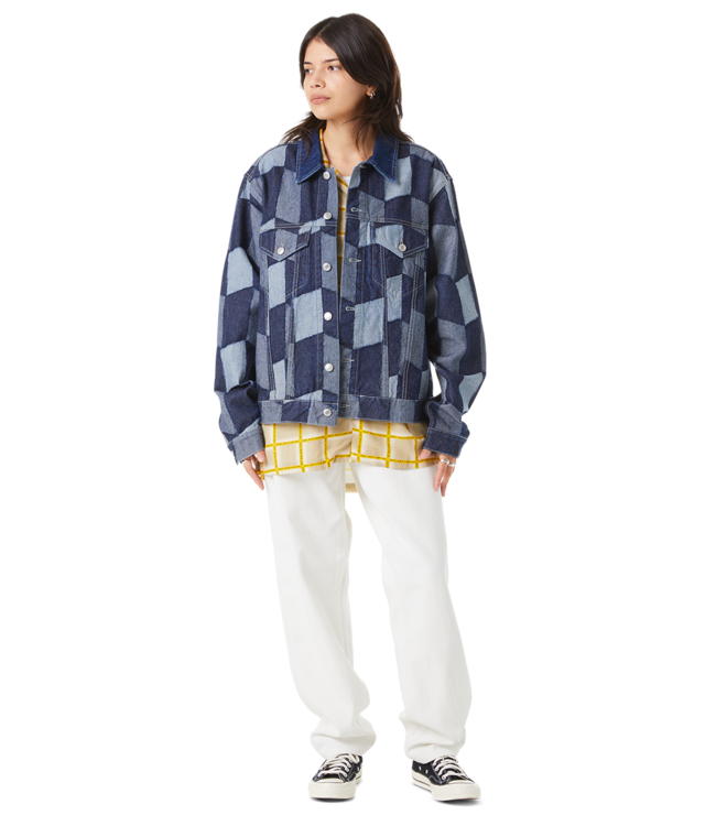 HUF Patchwork Denim Jacket - Denim