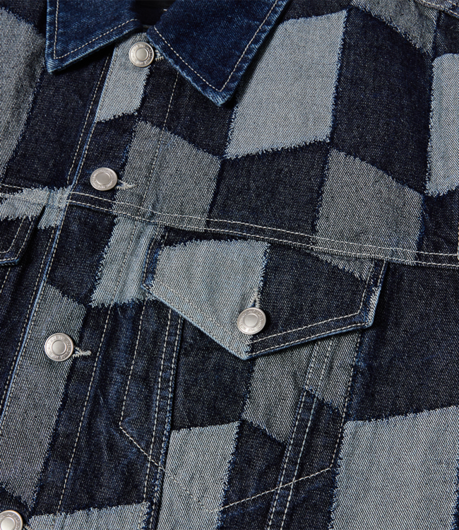 HUF Patchwork Denim Jacket - Denim