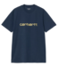 CARHARTT WIP Script T-Shirt - Ink / Air Yellow CARHARTT WIP Script T-Shirt - Ink / Air Yellow