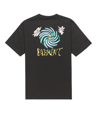 ELEMENT Smile Ss Tee - Off Black