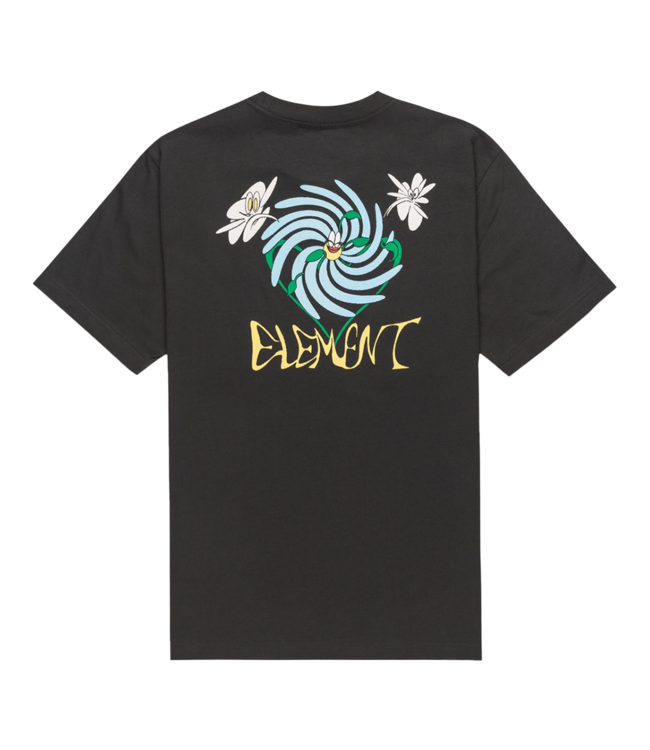 ELEMENT Smile Ss Tee - Off Black