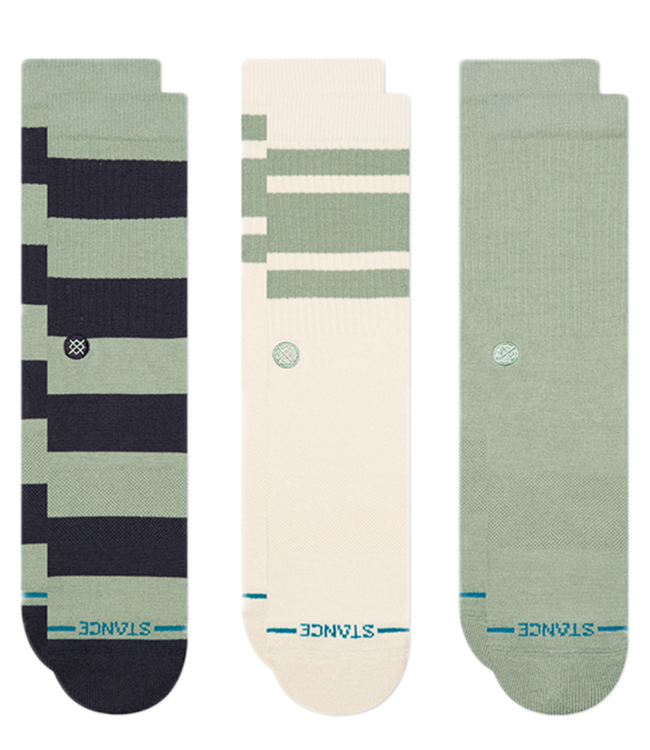 STANCE Townie Crew 3 Pack - Sea Green