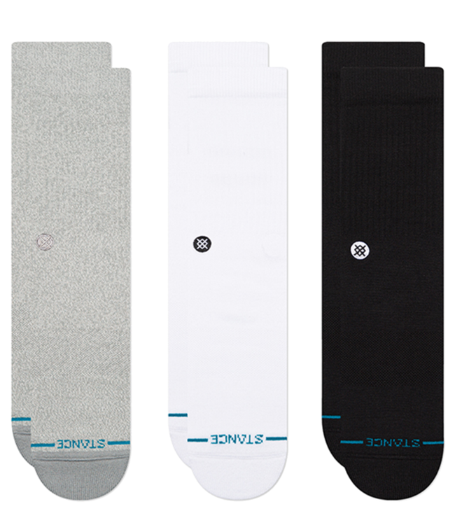 STANCE Icon Crew Sock 3 Pack - Multi