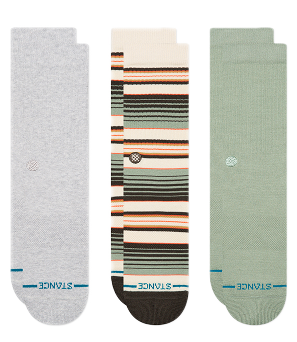 STANCE Repeteur Crew 3 Pack - Light Heather