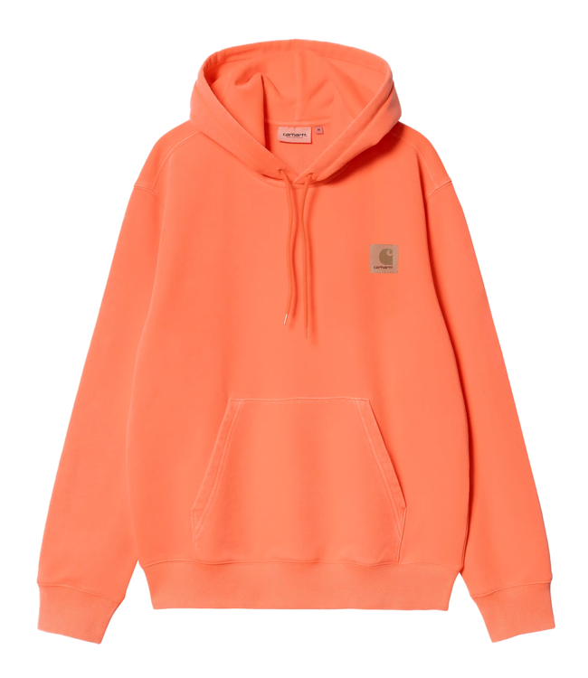 CARHARTT WIP Hooded Industry Sweat - Lumo Orange Garment