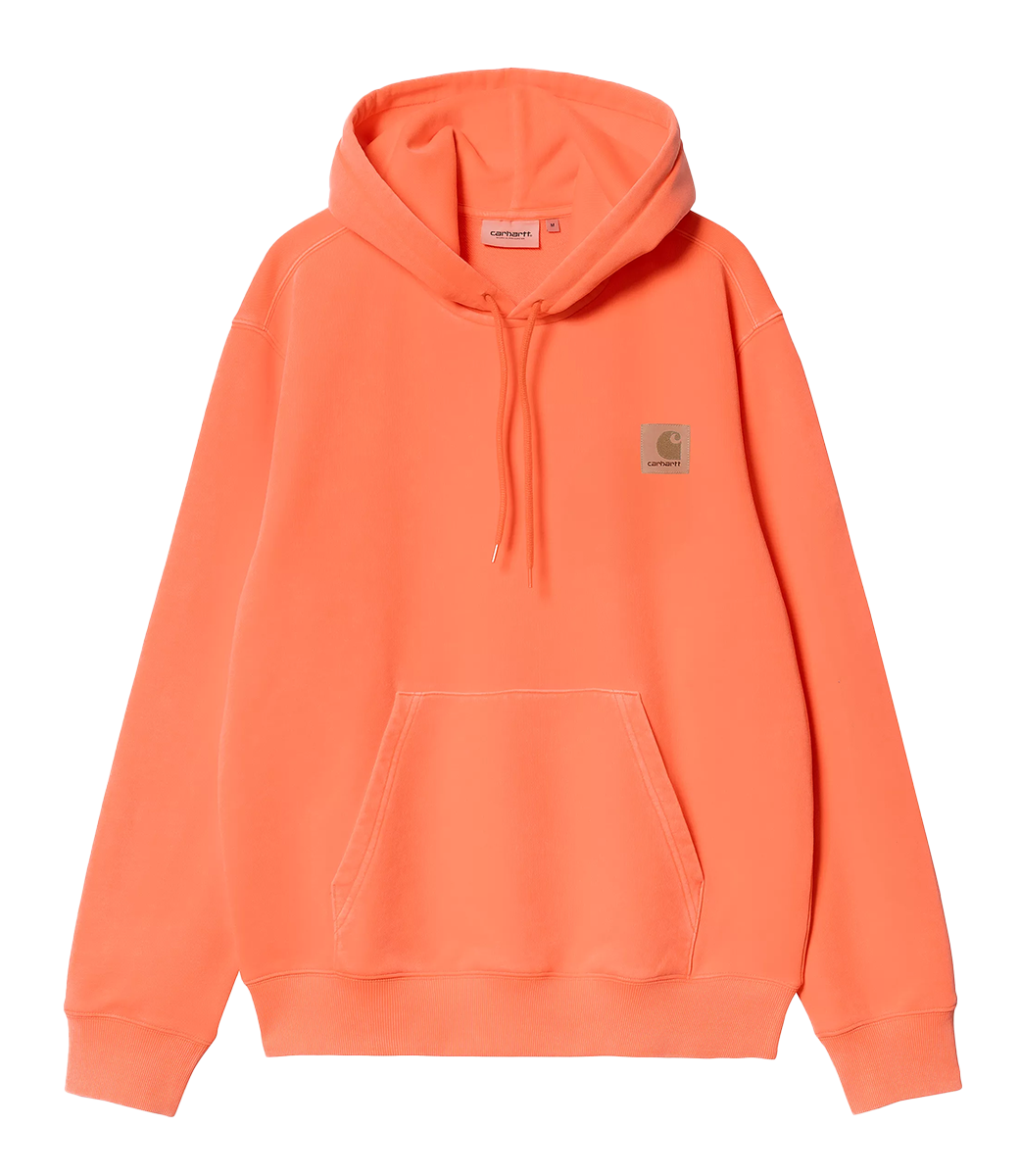 CARHARTT WIP Hooded Industry Sweat - Lumo Orange Garment