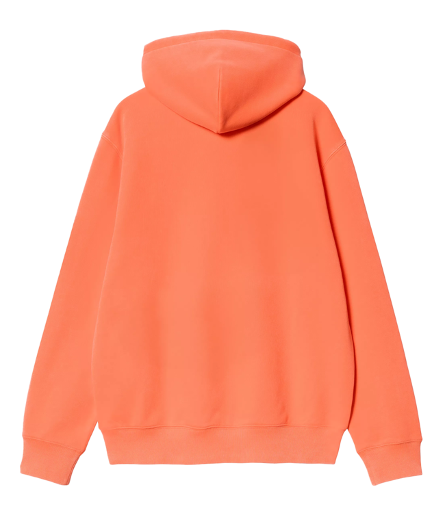 CARHARTT WIP Hooded Industry Sweat - Lumo Orange Garment