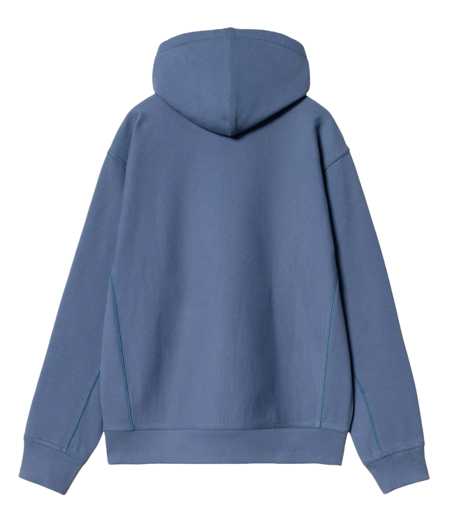 CARHARTT WIP Hooded American Script Sweat - Blue Iris