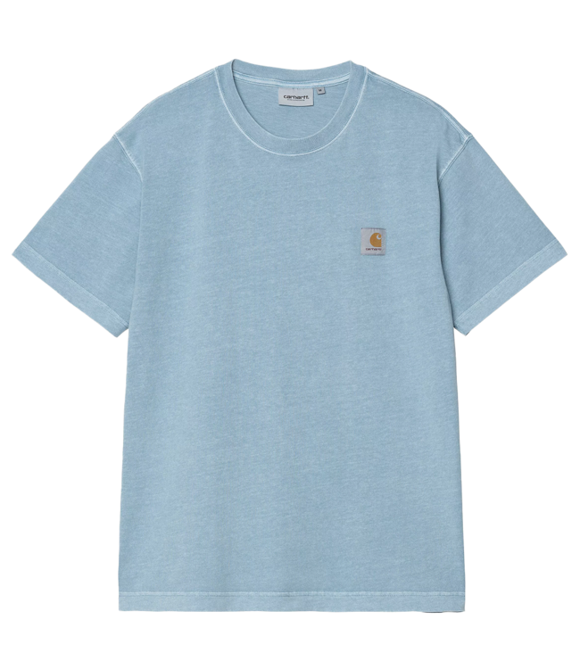 CARHARTT WIP S/S Nelson T-Shirt - Clay Blue/Garment Dyed